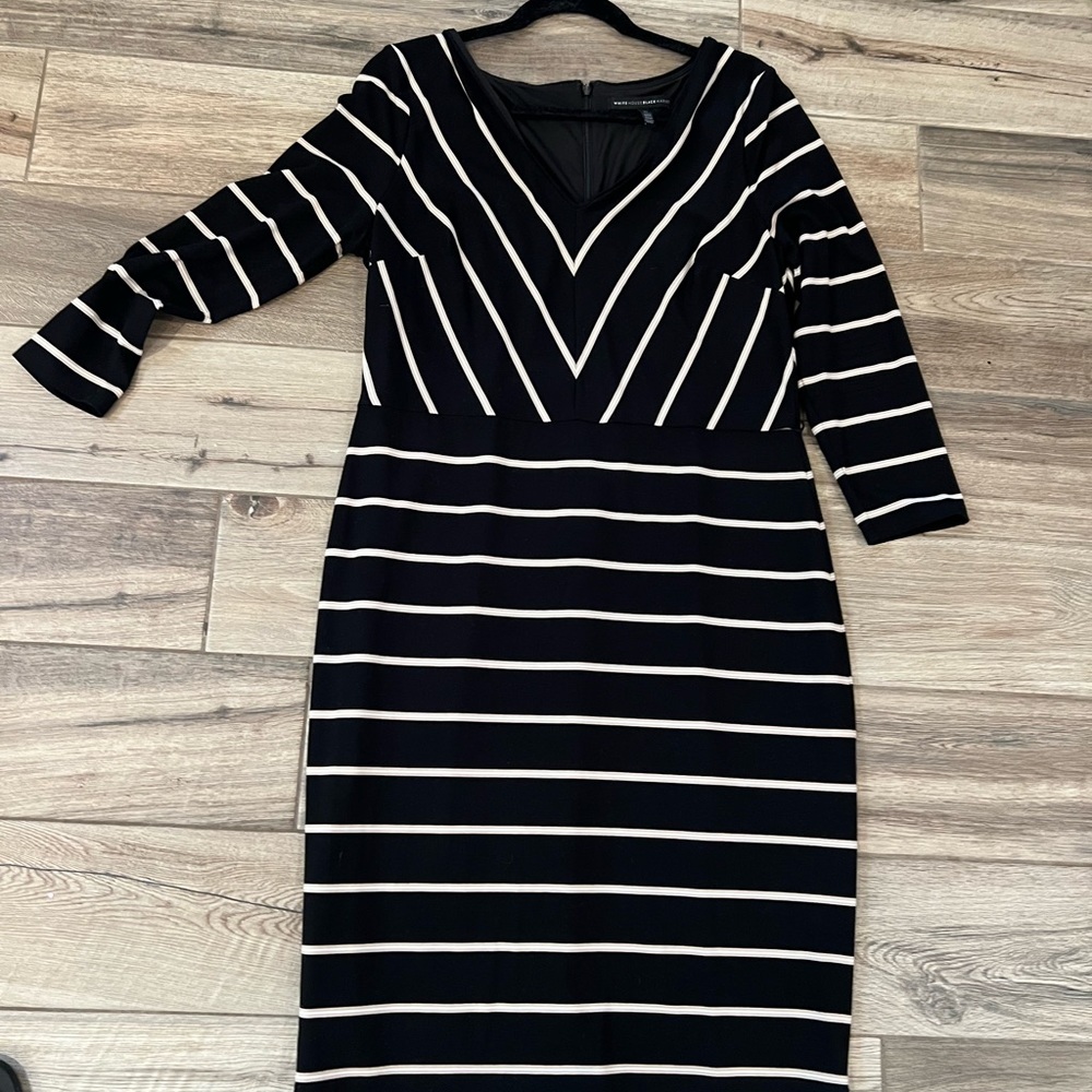 White House black market body dress size 14